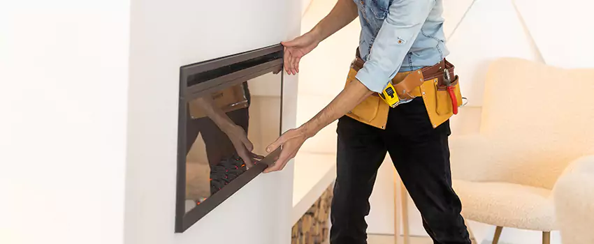 Metal Fireplace Installation in Ladera Ranch, California