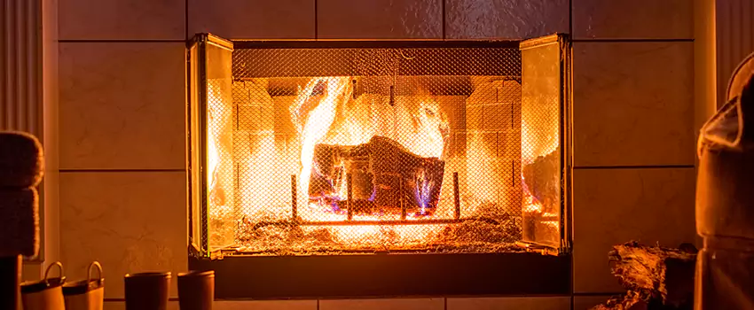 Mendota Hearth Landscape Fireplace Installation in Ladera Ranch, California