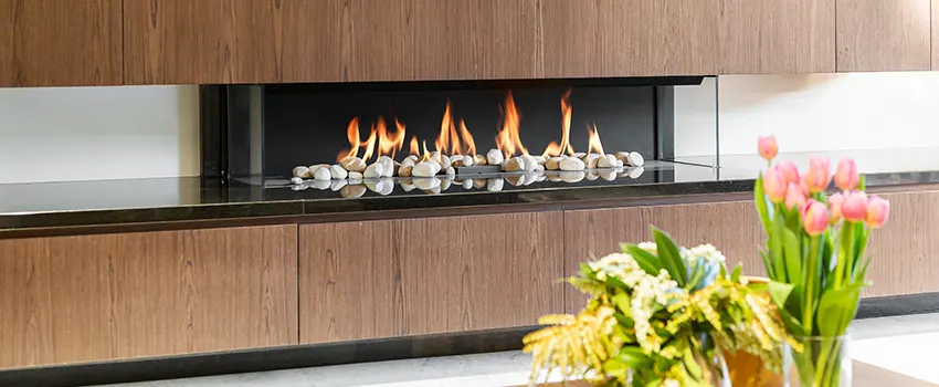 Double-height Fireplace Design Refurbishment in Ladera Ranch, California