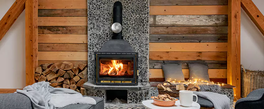 Thelin Hearth Products Direct Vent Gas Stove Fireplace Inspection in Ladera Ranch, California